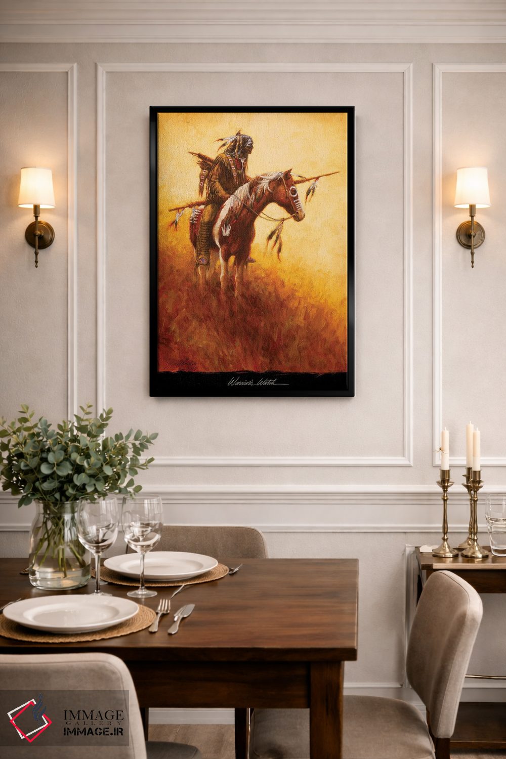 تابلو دکوراتیو نگهبانی جنگجو اثر جو ولاسکز - D3B