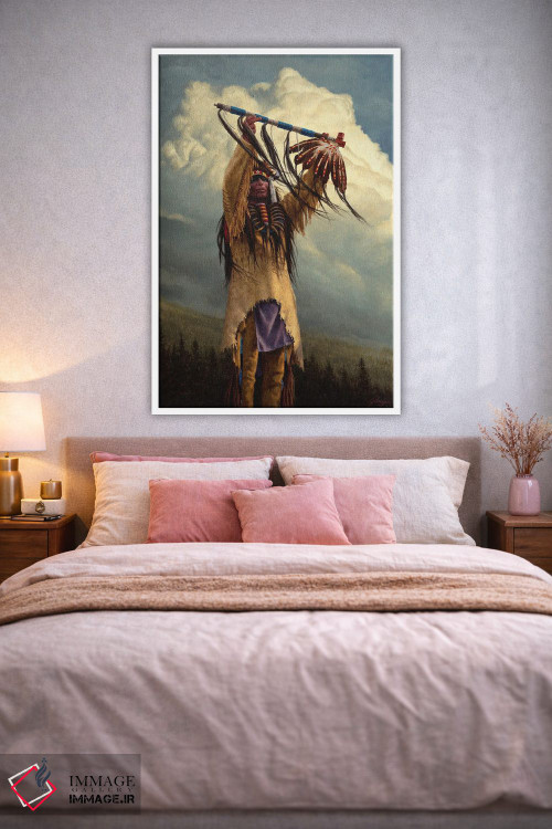 تابلو دکوراتیو نگهبان پایپ مقدس اثر جو ولاسکز - D1W