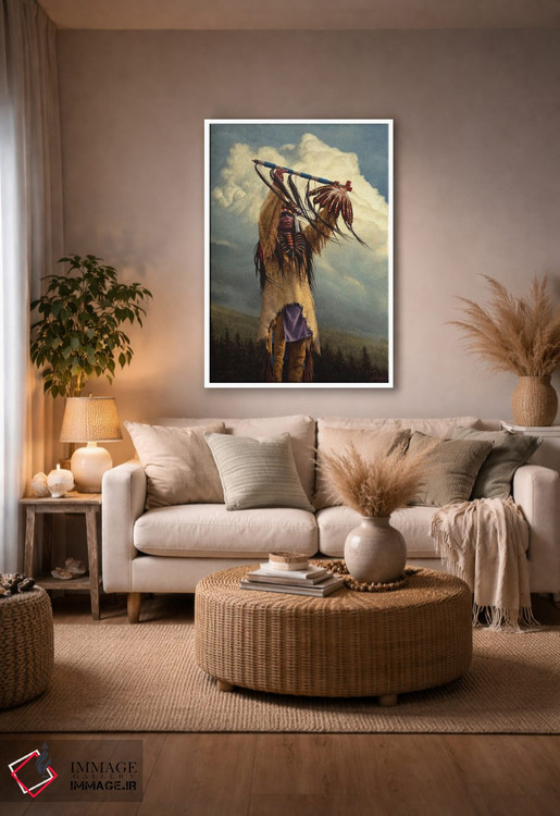 تابلو دکوراتیو نگهبان پایپ مقدس اثر جو ولاسکز - D3W