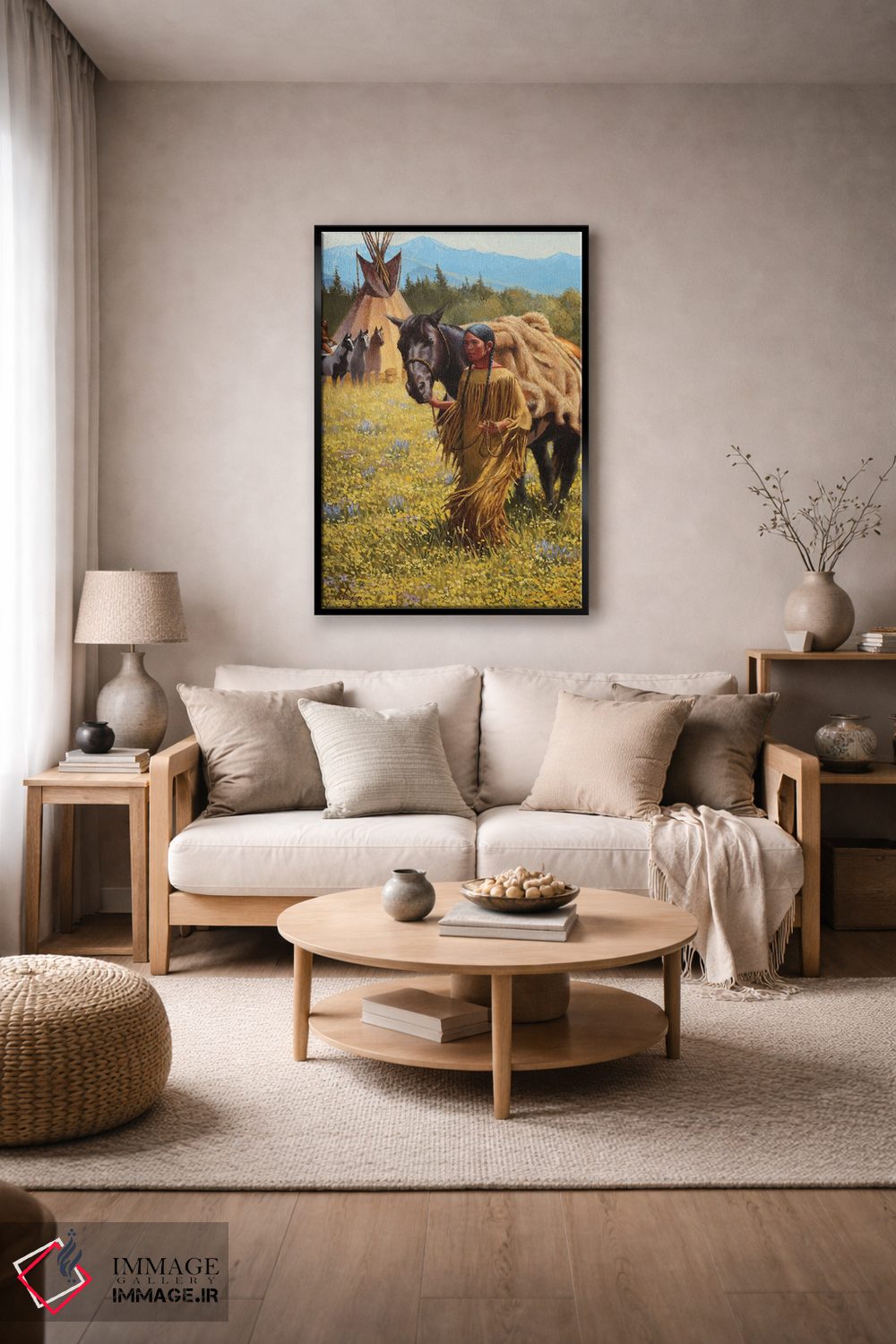 تابلو دکوراتیو تابستان آرام اثر جو ولاسکز - D6B