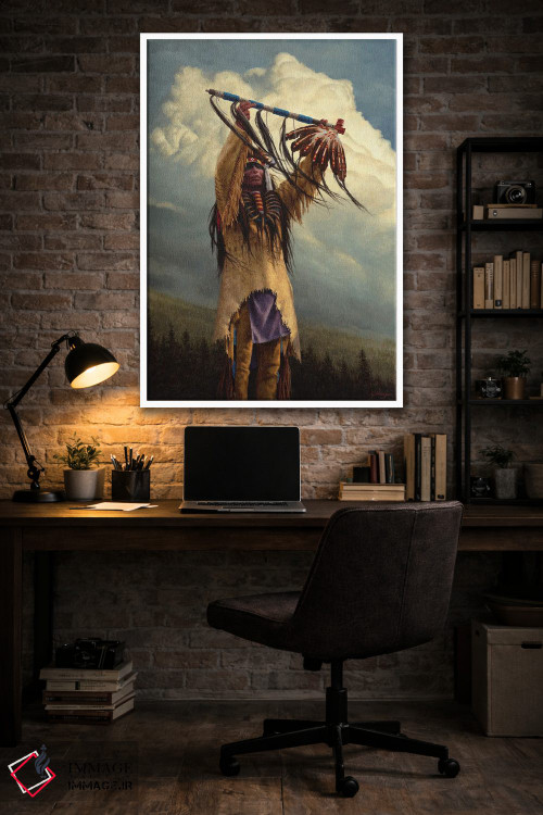 تابلو دکوراتیو نگهبان پایپ مقدس اثر جو ولاسکز - D4W