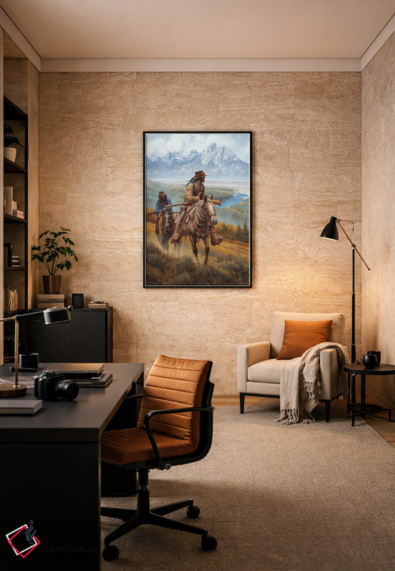 تابلو دکوراتیو فصل مردان کوهستان اثر جو ولاسکز - D6B