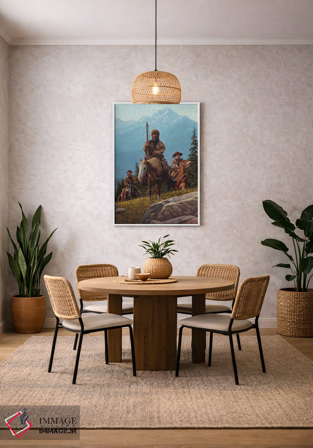 تابلو دکوراتیو بهشت ناهموار اثر جو ولاسکز - D2W