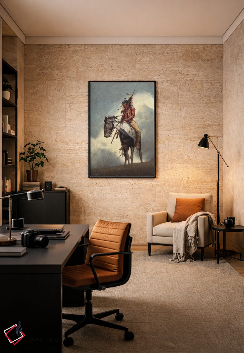 تابلو دکوراتیو بادهای تغییر اثر جو ولاسکز - D6B