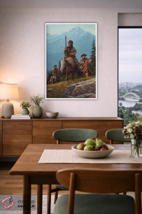 تابلو دکوراتیو بهشت ناهموار اثر جو ولاسکز - D6W