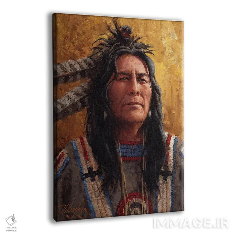 تابلو دکوراتیو حکمت جغد اثر جو ولاسکز - نمای پرسپکتیو محصول