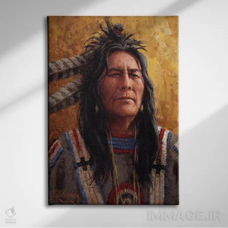 تابلو دکوراتیو حکمت جغد اثر جو ولاسکز - نمای روبهرو روی دیوار