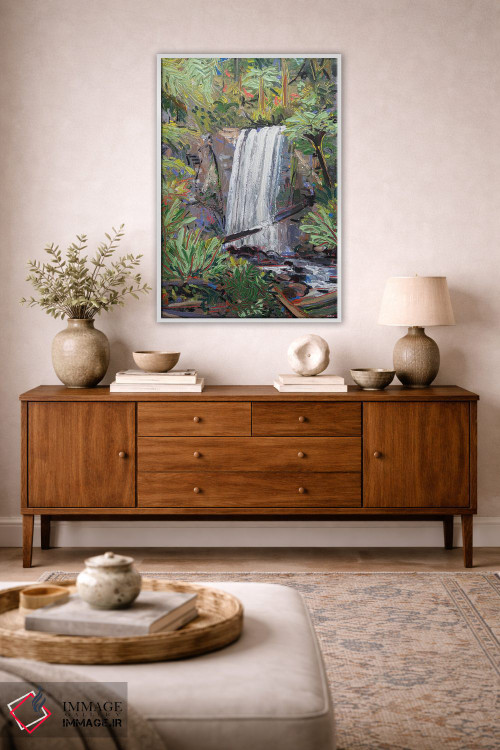 تابلو دکوراتیو آبشار هوپتون اثر جوزف ویلانوا - D2W