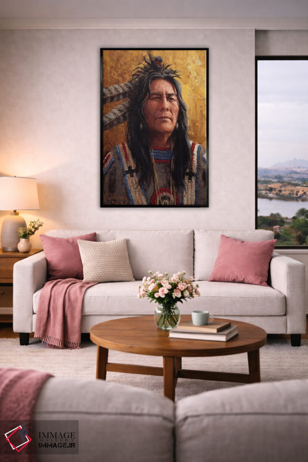 تابلو دکوراتیو حکمت جغد اثر جو ولاسکز - D5B