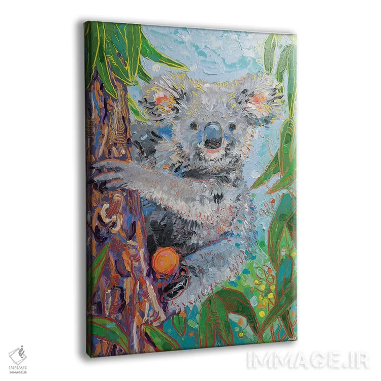 تابلو دکوراتیو کوالا اثر جوزف ویلانوا - نمای پرسپکتیو محصول