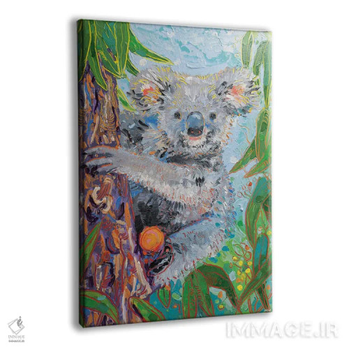 تابلو دکوراتیو کوالا اثر جوزف ویلانوا - نمای پرسپکتیو محصول