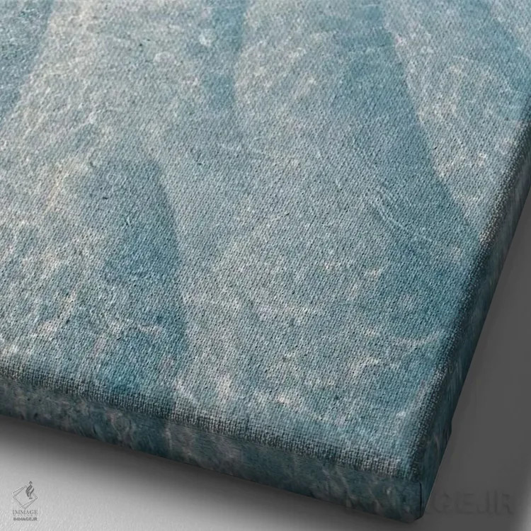 تابلو دکوراتیو ساحل جزیره بهشت اثر جیمز وودیکا - نمای نزدیک بافت بوم