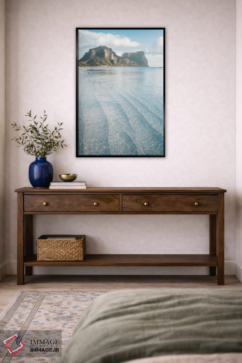 تابلو دکوراتیو ساحل جزیره بهشت اثر جیمز وودیکا - D3B