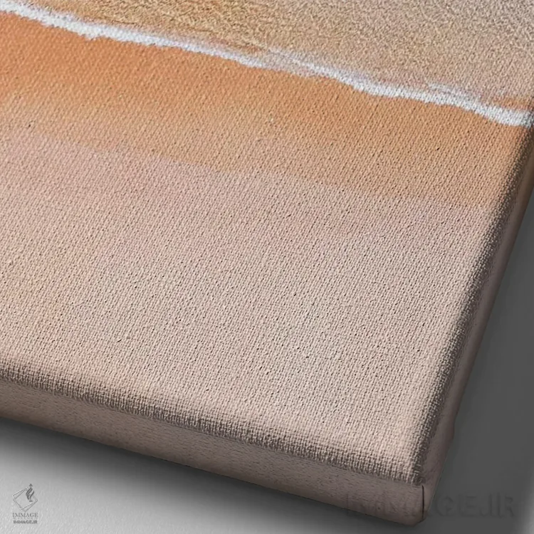 تابلو دکوراتیو دوستان شناور تابستانی در ساحل اثر جیمز وودیکا - نمای نزدیک بافت بوم