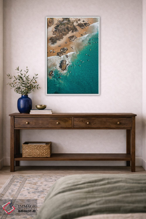 تابلو دکوراتیو موج سواران پوینت برک بایرون اثر جیمز وودیکا - D4W