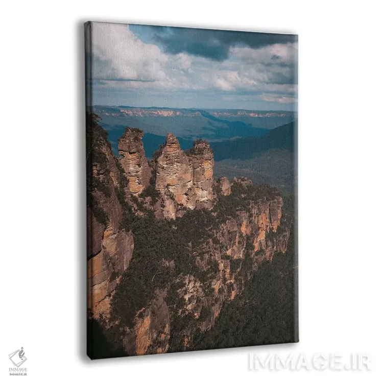 تابلو دکوراتیو سه خواهر اثر جیمز وودیکا - نمای پرسپکتیو محصول