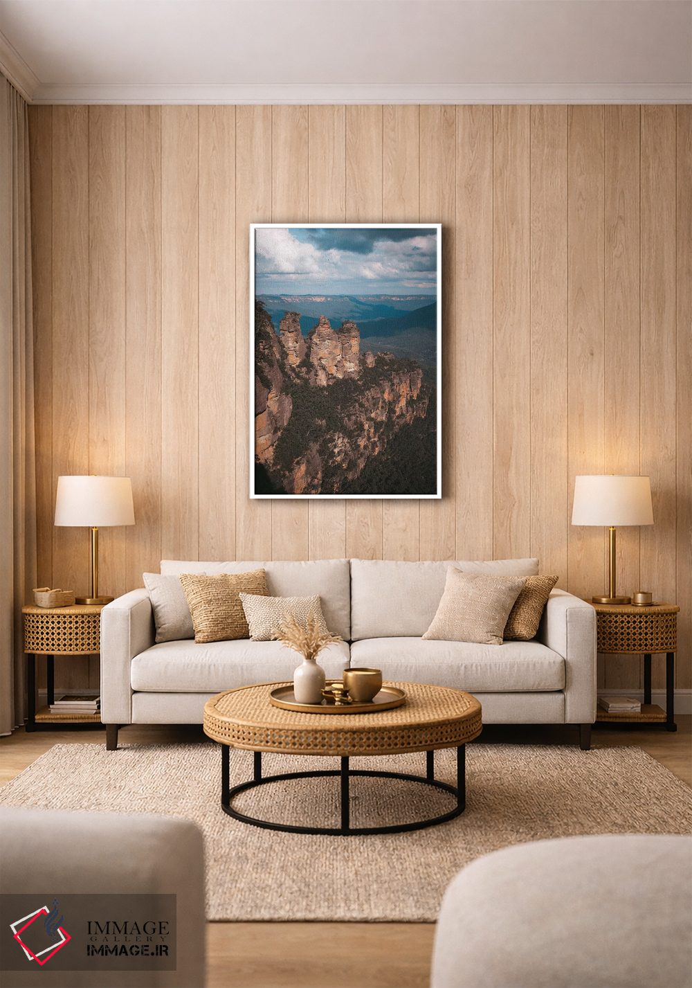 تابلو دکوراتیو سه خواهر اثر جیمز وودیکا - D1W