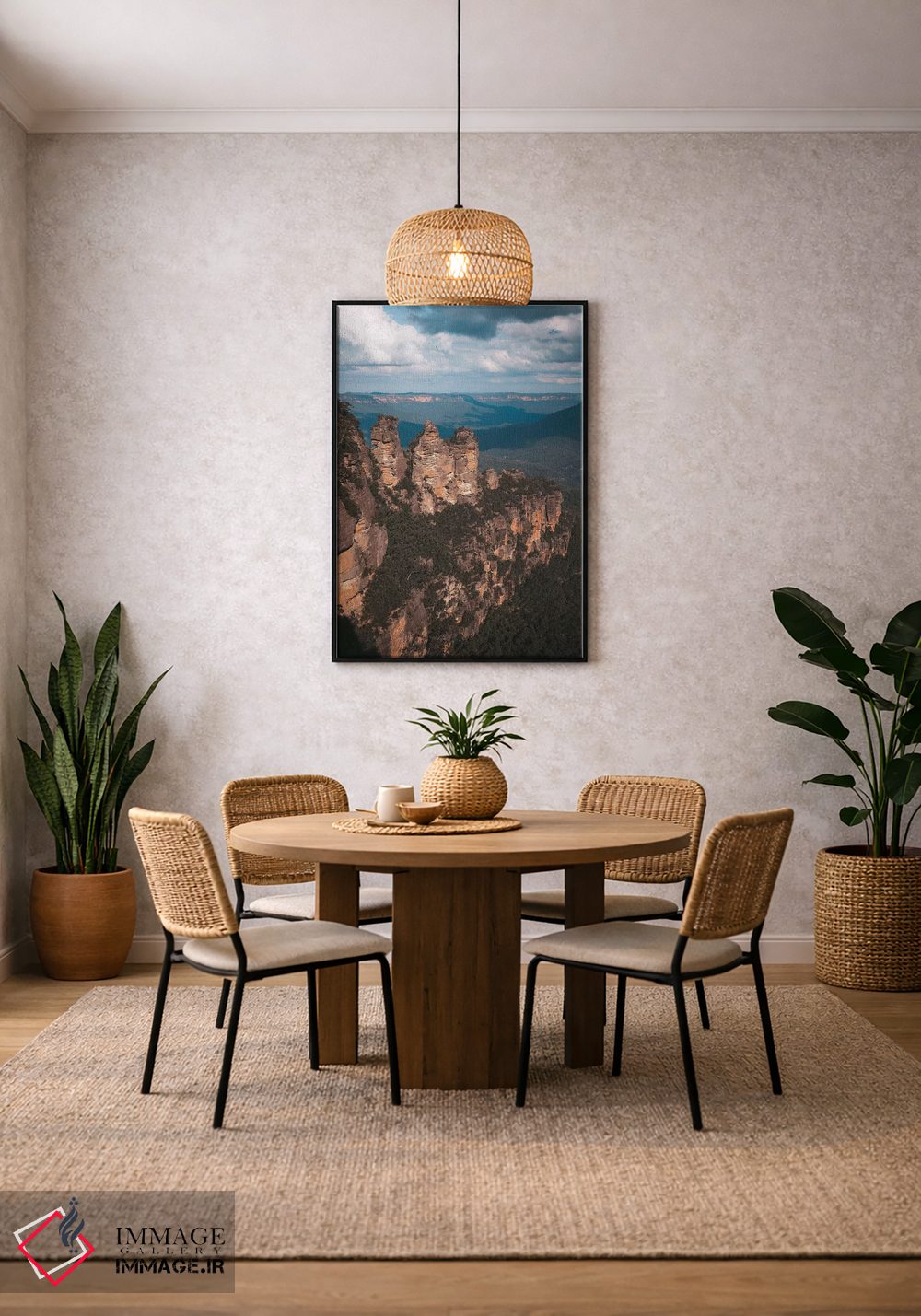 تابلو دکوراتیو سه خواهر اثر جیمز وودیکا - D4B