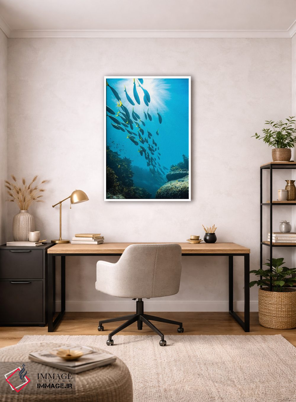 تابلو دکوراتیو زیر آب سیدنی اثر جیمز وودیکا - D3W