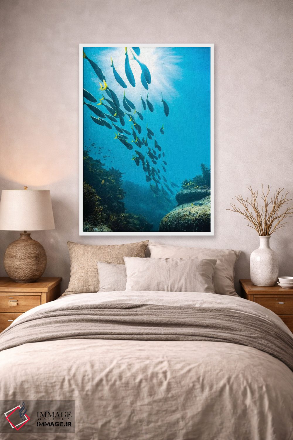 تابلو دکوراتیو زیر آب سیدنی اثر جیمز وودیکا - D1W