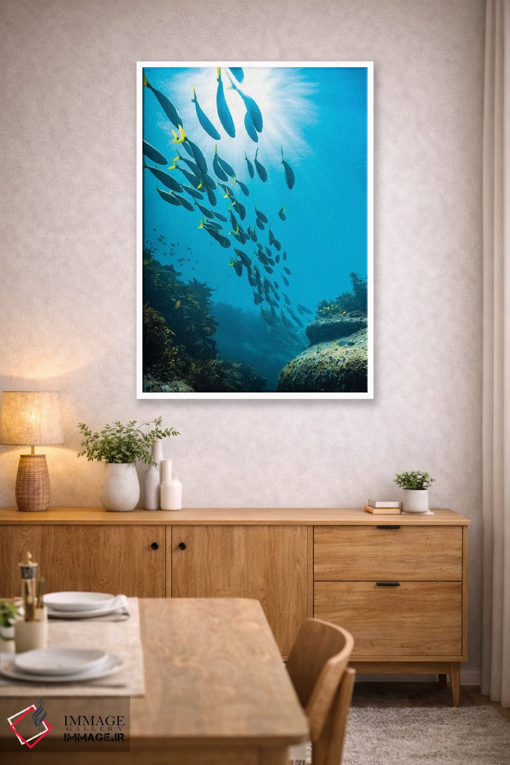 تابلو دکوراتیو زیر آب سیدنی اثر جیمز وودیکا - D4W