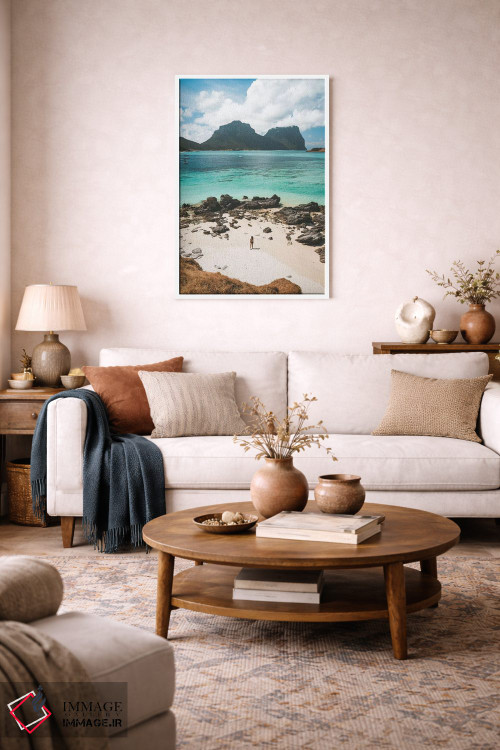 تابلو دکوراتیو دختر جزیره ای اثر جیمز وودیکا - D1W