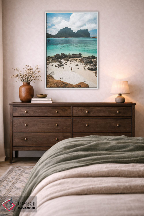 تابلو دکوراتیو دختر جزیره ای اثر جیمز وودیکا - D2W