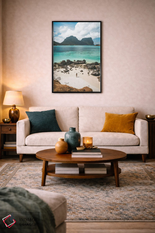 تابلو دکوراتیو دختر جزیره ای اثر جیمز وودیکا - D5B