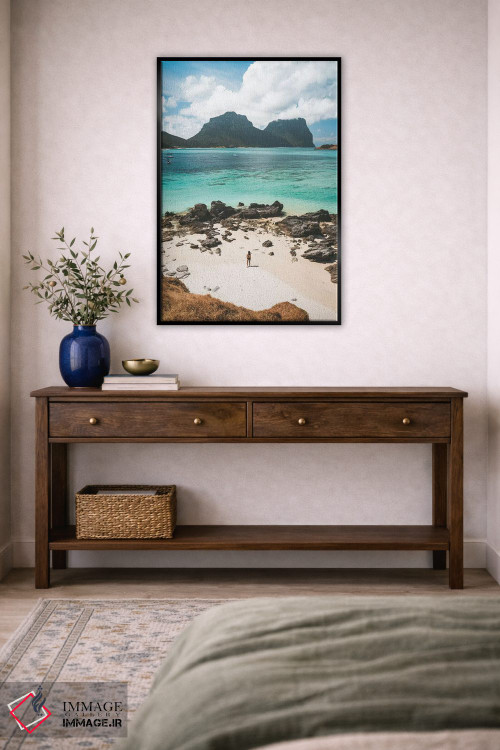 تابلو دکوراتیو دختر جزیره ای اثر جیمز وودیکا - D6B