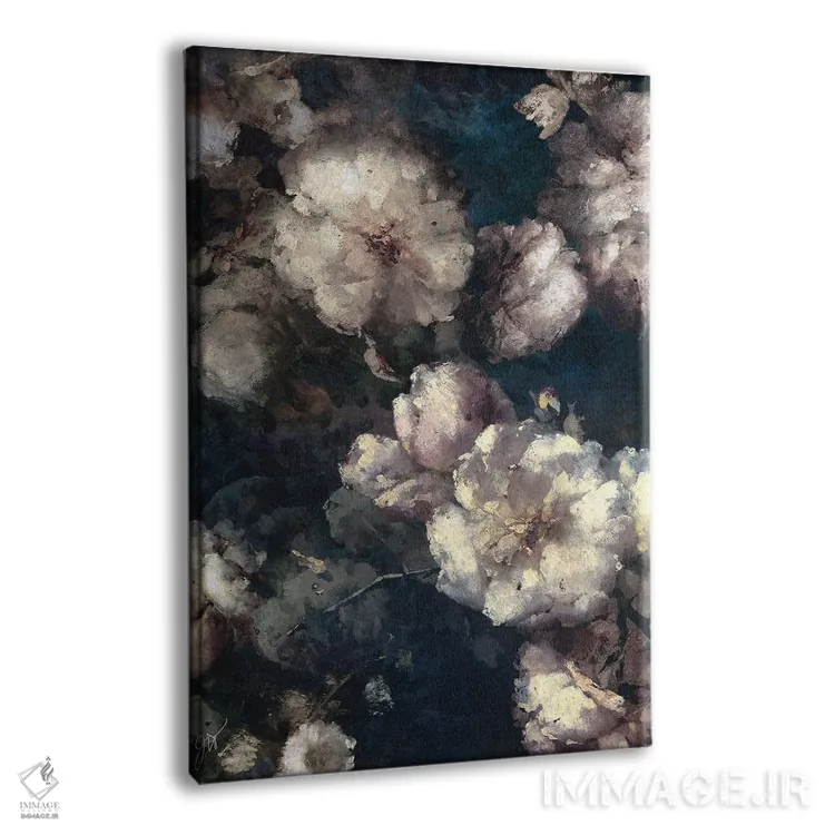 تابلو انتزاعی خیال پردازی گیاهی اثر جکی ون توبل - نمای پرسپکتیو محصول