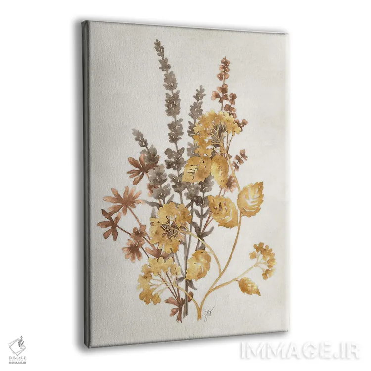 تابلو دکوراتیو سایه گیاهی ۱ اثر جکی ون توبل - نمای پرسپکتیو محصول