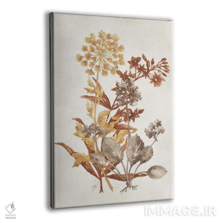 تابلو دکوراتیو سایه گیاهی ۴ اثر جکی ون توبل - نمای پرسپکتیو محصول