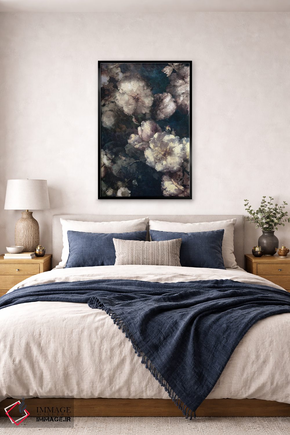 تابلو انتزاعی خیال پردازی گیاهی اثر جکی ون توبل - D5B