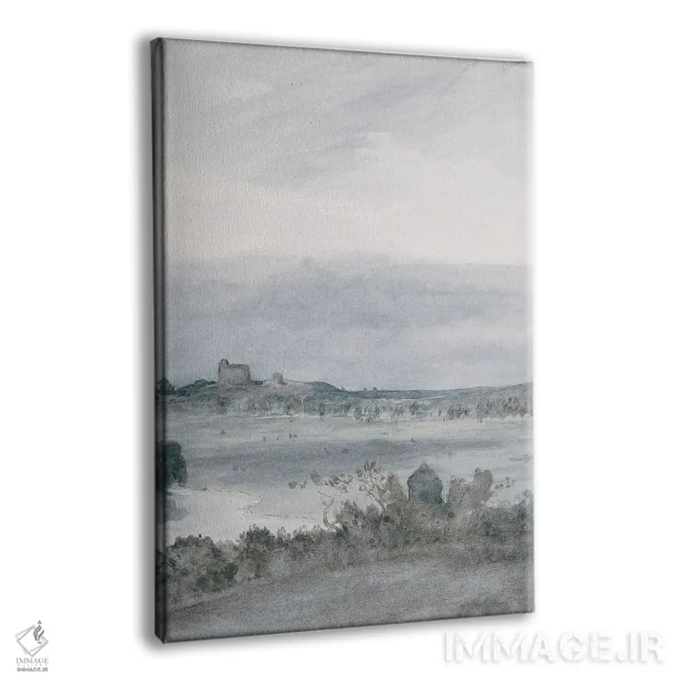 تابلو انتزاعی مه صبحگاهی II اثر جکی ون توبل - نمای پرسپکتیو محصول