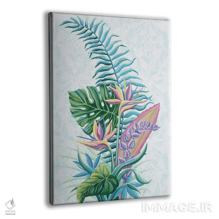 تابلو دکوراتیو تروپیکانا II اثر جکی ون توبل - نمای پرسپکتیو محصول