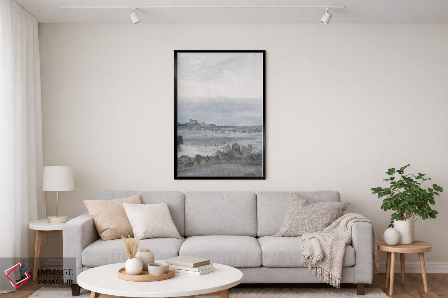 تابلو انتزاعی مه صبحگاهی II اثر جکی ون توبل - D5B