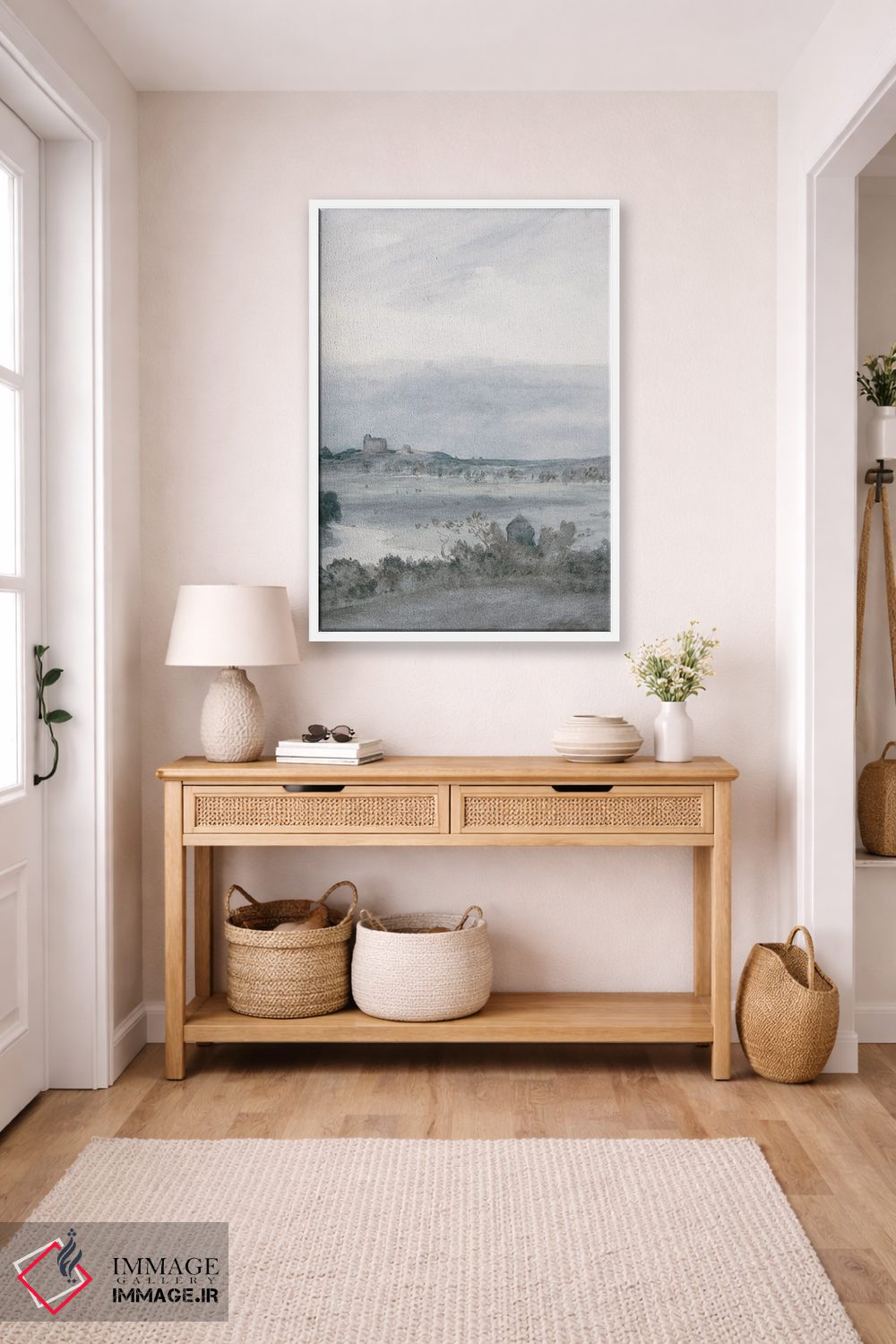 تابلو انتزاعی مه صبحگاهی II اثر جکی ون توبل - D6W