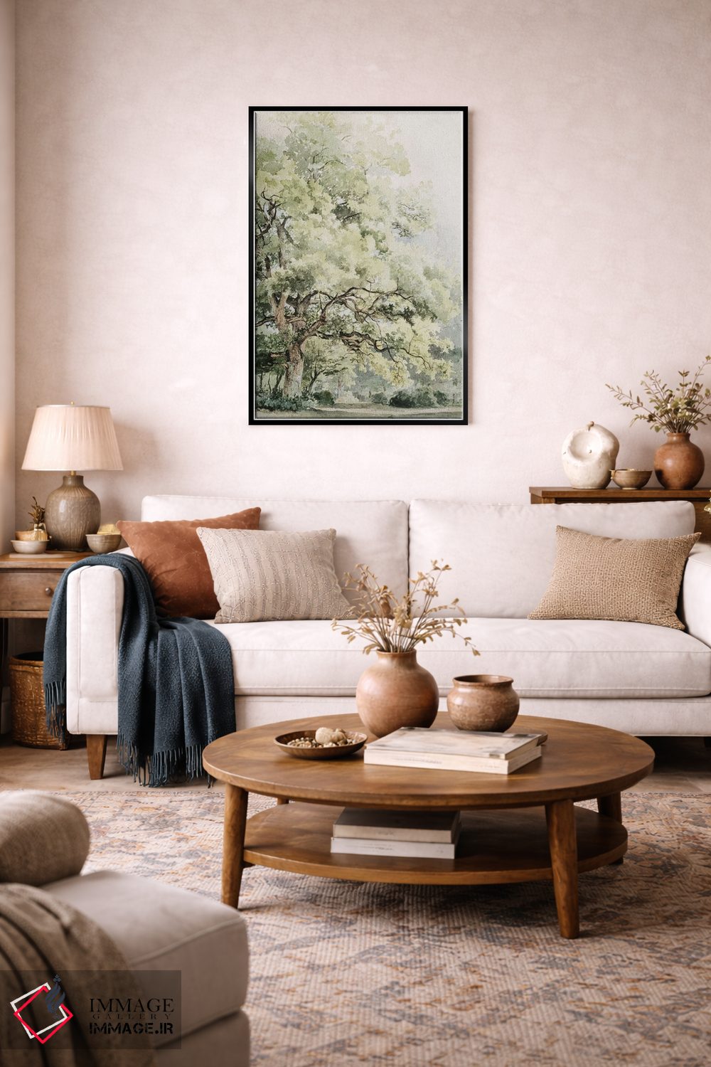 تابلو دکوراتیو درخت بلوط اثر جکی ون توبل - D2B