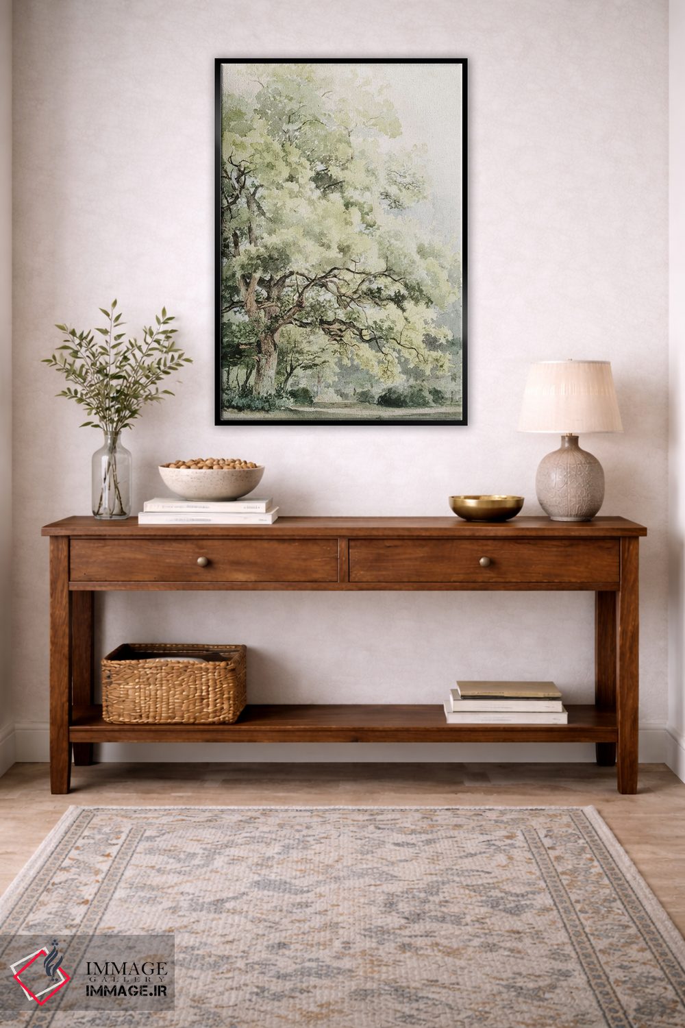 تابلو دکوراتیو درخت بلوط اثر جکی ون توبل - D4B