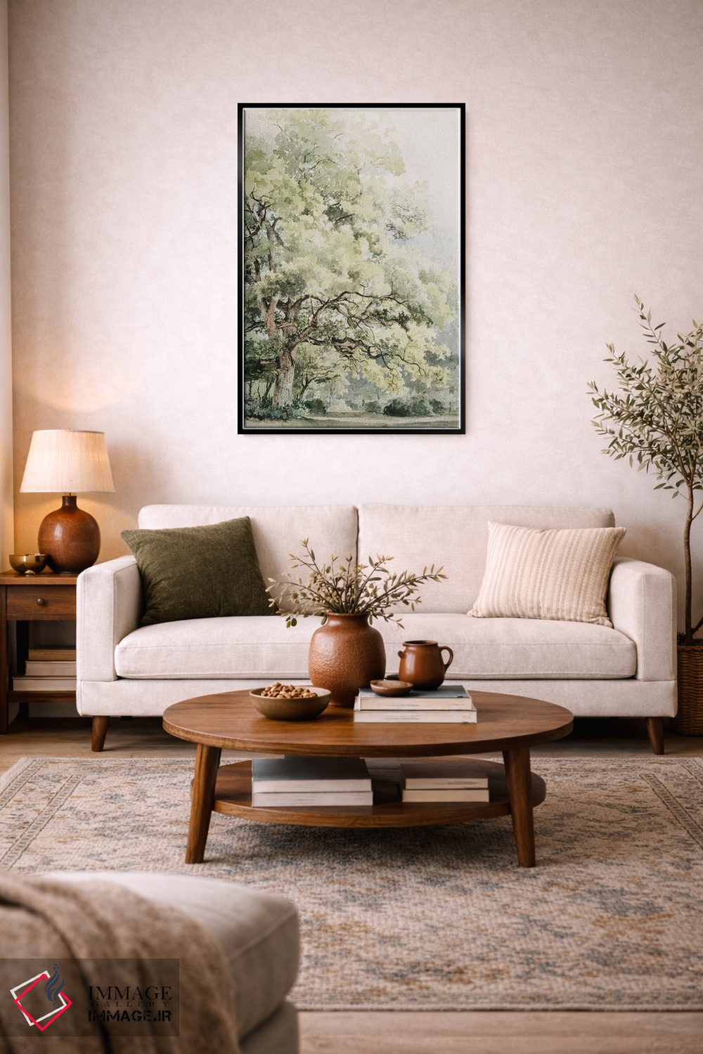 تابلو دکوراتیو درخت بلوط اثر جکی ون توبل - D3B