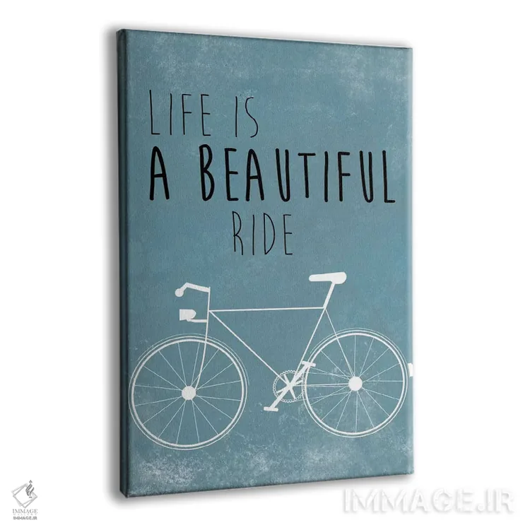 تابلو دکوراتیو سواری زیبا اثر یان وایس - نمای پرسپکتیو محصول