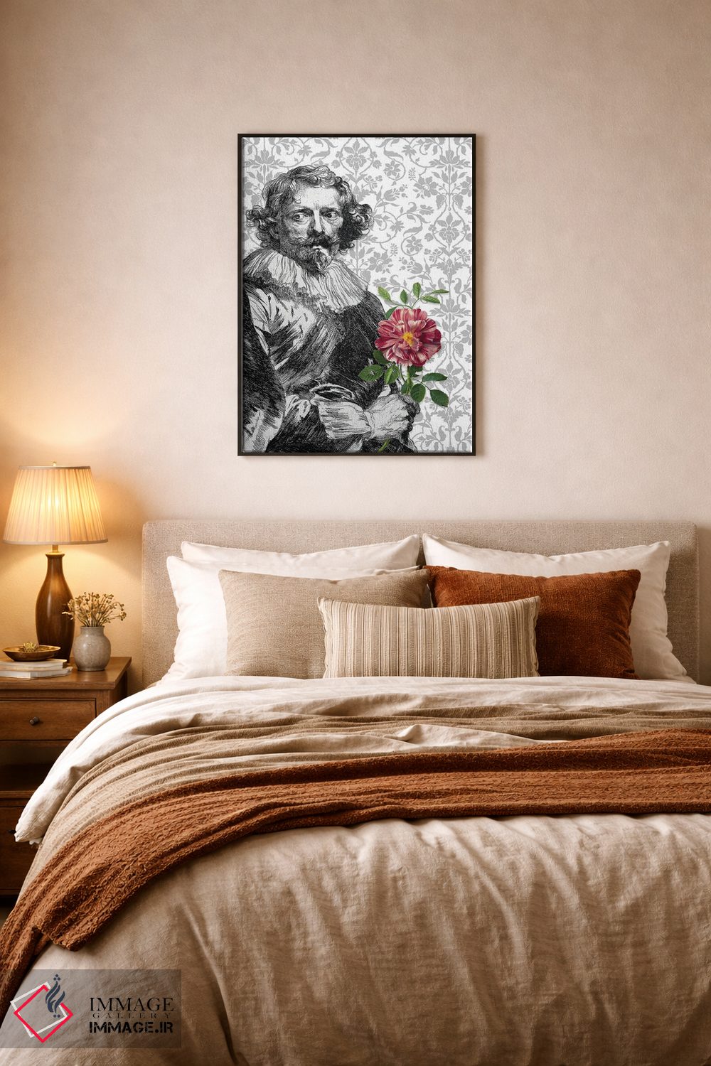 تابلو دکوراتیو رمانتیک اثر جکی ون توبل - D6B