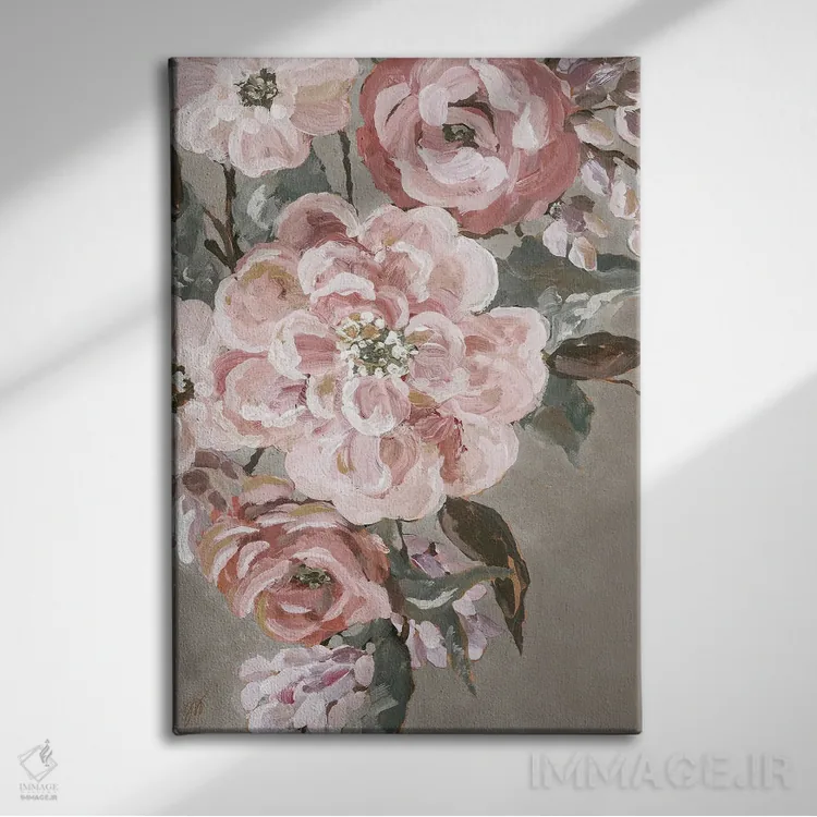 تابلو مدرن آوریل در پاریس I اثر جکی ون توبل - نمای روبهرو روی دیوار