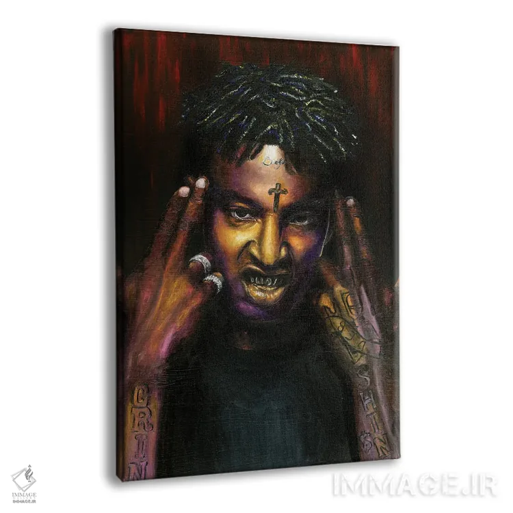 تابلو دکوراتیو ۲۱ ساویج اثر جناویو لویی - نمای پرسپکتیو محصول