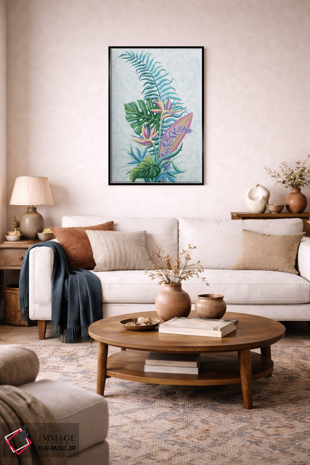 تابلو دکوراتیو تروپیکانا II اثر جکی ون توبل - D3B