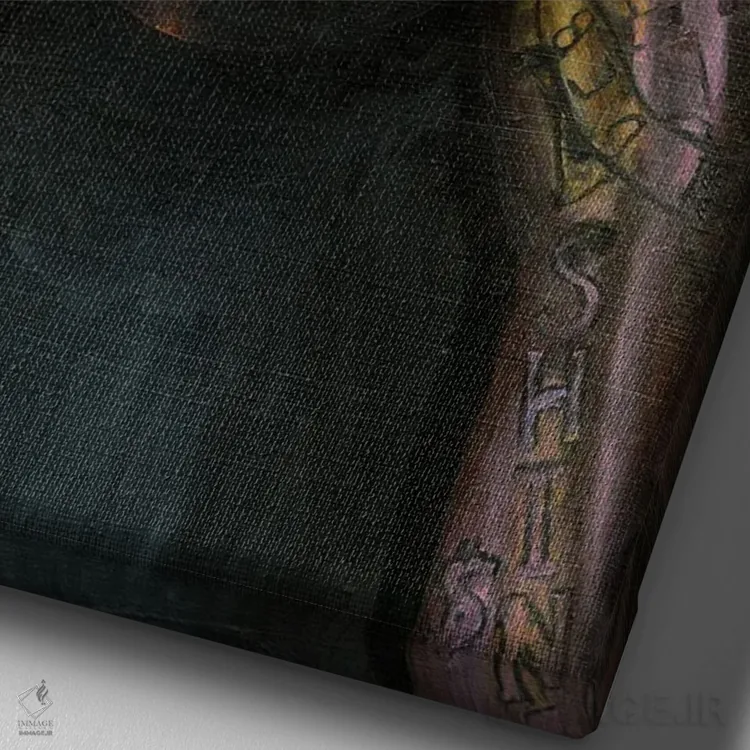 تابلو دکوراتیو ۲۱ ساویج اثر جناویو لویی - نمای نزدیک بافت بوم