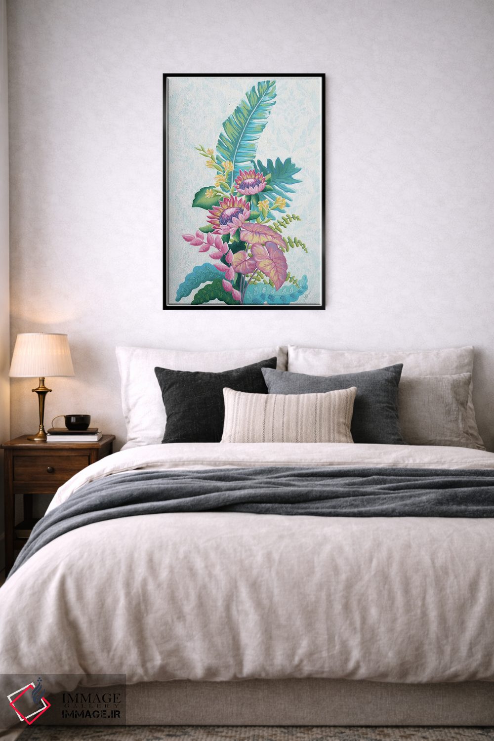 تابلو دکوراتیو تروپیکانا I اثر جکی ون توبل - D6B