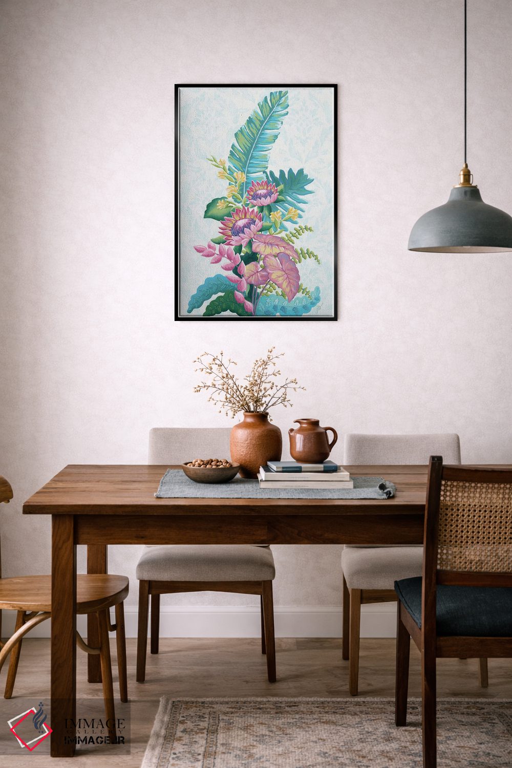 تابلو دکوراتیو تروپیکانا I اثر جکی ون توبل - D5B