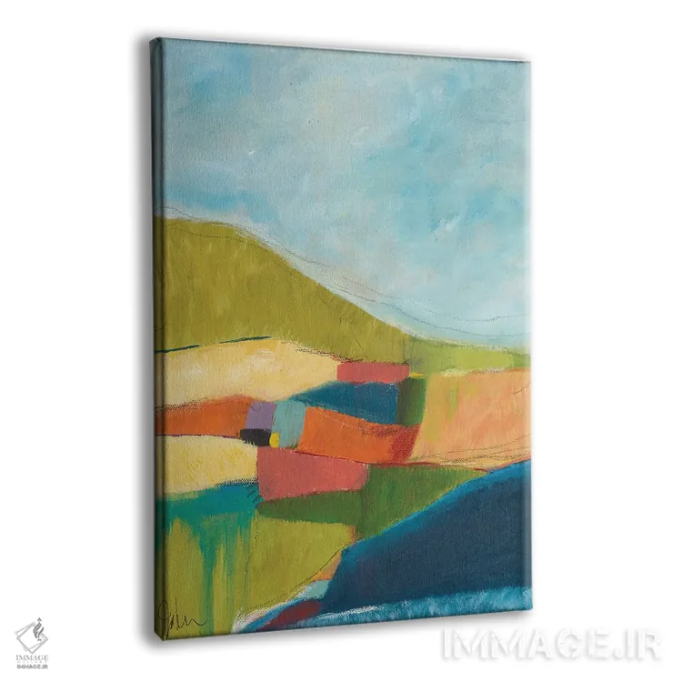 تابلو انتزاعی طبیعت سخن نمی گوید اثر یان وایس - نمای پرسپکتیو محصول