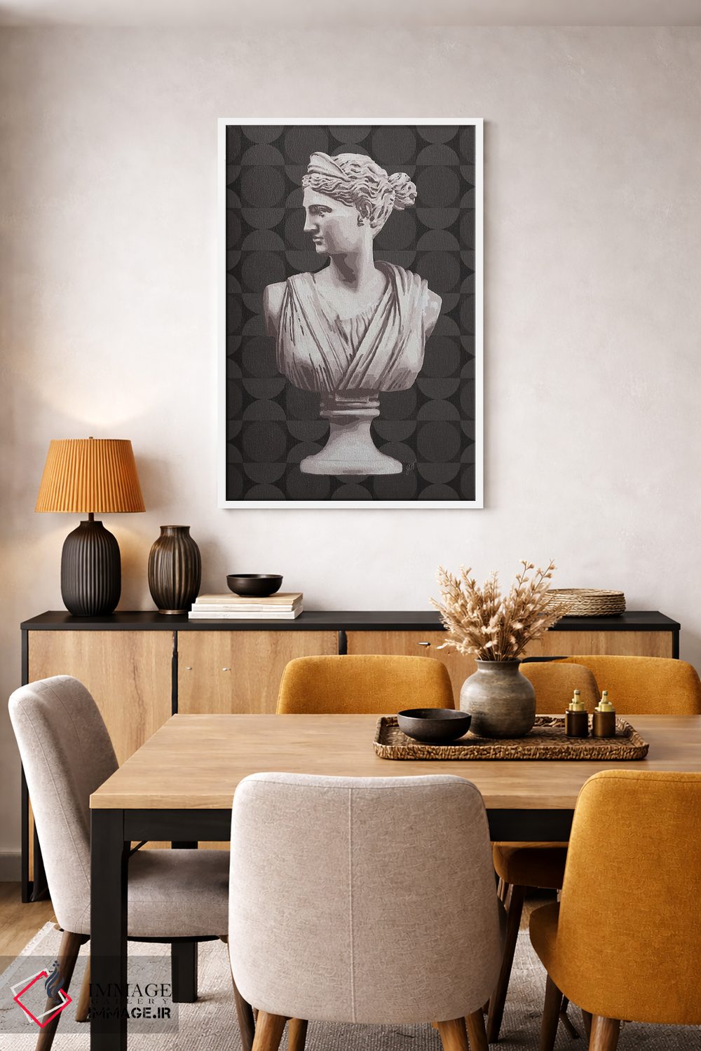 تابلو دکوراتیو روم قدیمی I B اثر جکی ون توبل - D5W